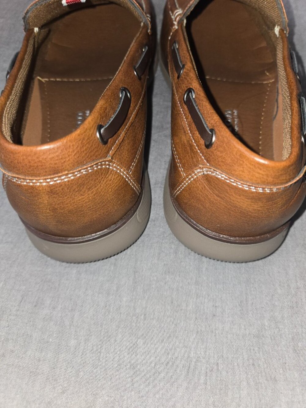 Edition by Forever Link Brown Slip On Loafers Moc Toe Casual Shoes Men's Size 9 - Picture 4 of 5